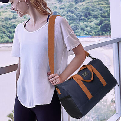 Two Tone Custom GYM Bag Duffel 28L Water Resistant Outdoor Travel