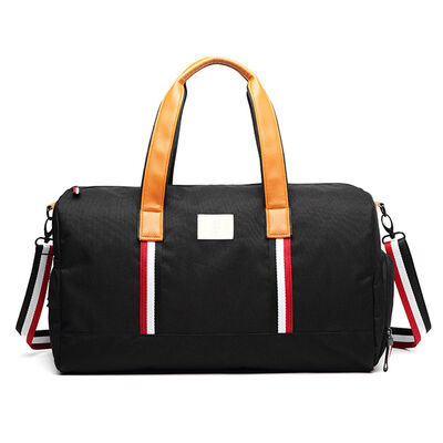 Preppy Custom GYM Bag Striped Travel Duffel 30L Water Resistant