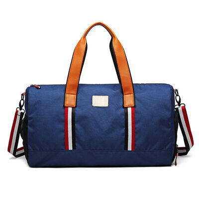Preppy Custom GYM Bag Striped Travel Duffel 30L Water Resistant
