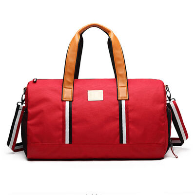 Preppy Custom GYM Bag Striped Travel Duffel 30L Water Resistant