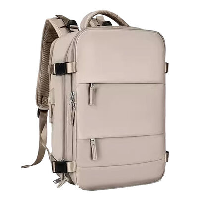 Wet Dry Separation Carry On Travel Backpack Shoe Compartment 23L