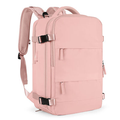 Wet Dry Separation Carry On Travel Backpack Shoe Compartment 23L