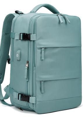 Wet Dry Separation Carry On Travel Backpack Shoe Compartment 23L