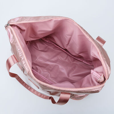 Glossy Gym Bag Double Layer Travel Duffel 32L Water Resistant