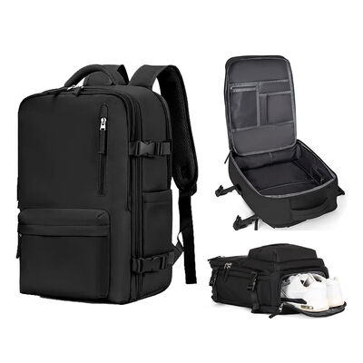 Large Capacity Travel Daypack Shoe Compartment Laptop Bag 30L