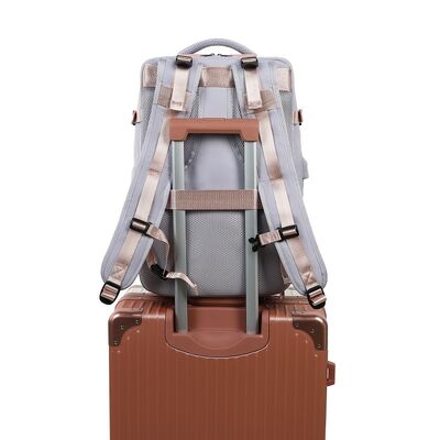 Womens Carry On Travel Backpack Shoe Compartment Laptop Bag Water Resistant