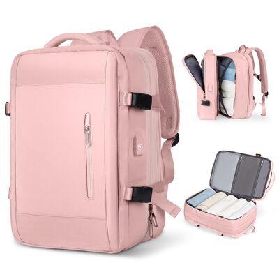 Expandable Custom Travel Backpack Suitcase Style Laptop Carry On Luggage Bag