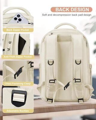 Suitcase Style Wet Pocket Custom Travel Backpack Laptop Carry On Bag 33L