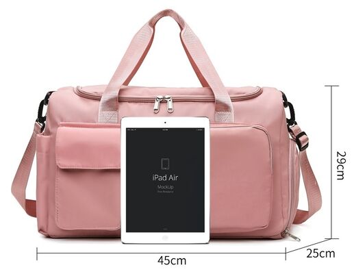 Wet Dry Gym Bag Multi Pocket 33L Water Resistant Outdoor Travel