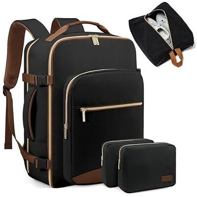 Ultra Capacity Suitcase Style Custom Travel Backpack Laptop Carry On Bag