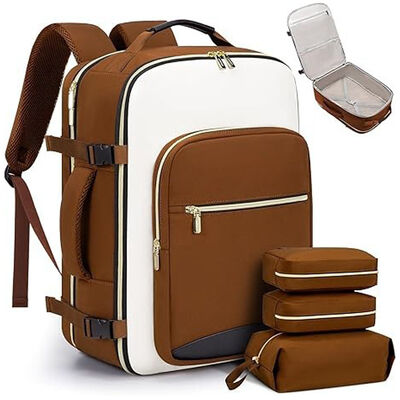 Ultra Capacity Suitcase Style Custom Travel Backpack Laptop Carry On Bag