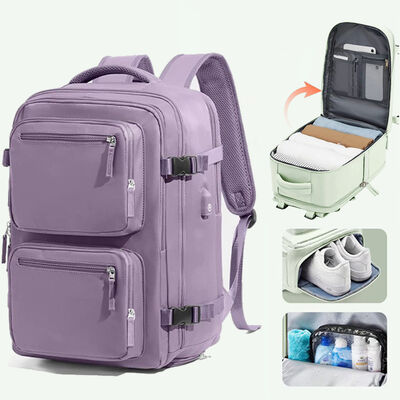 Carry On Travel Backpack 35L Flight Approved Suitcase Bag Water Resistant