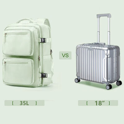 Carry On Travel Backpack 35L Flight Approved Suitcase Bag Water Resistant