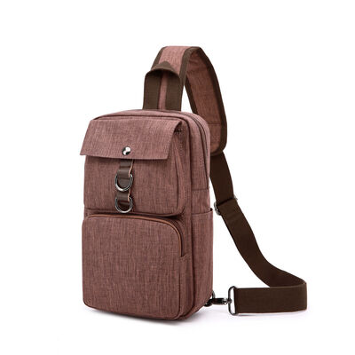 Water Resistant Nylon Custom Sling Bag Sling Pack Backpack 4.5L