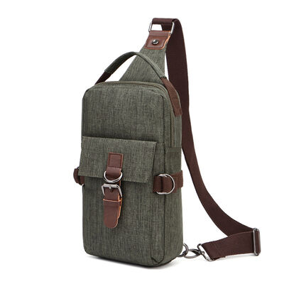 Waterproof Custom Sling Bag Chest Pack Nylon 4.5L Water Resistant