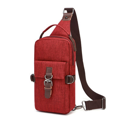 Waterproof Custom Sling Bag Chest Pack Nylon 4.5L Water Resistant