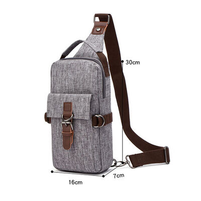 Waterproof Custom Sling Bag Chest Pack Nylon 4.5L Water Resistant