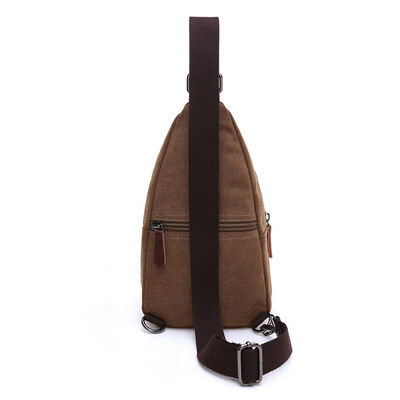 Vintage Canvas Sling Pack Chest Bag Crossbody 4L Water Resistant