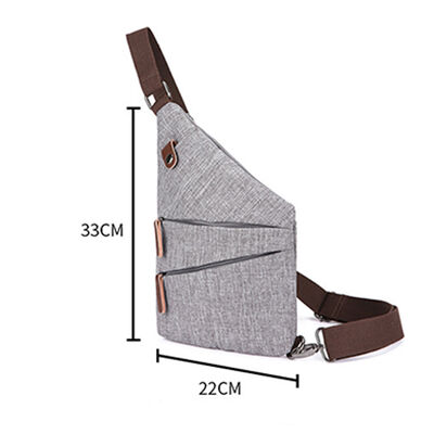 Anti Theft Personal Pocket Bag Sling Shoulder Pack 1.5L Water Resistant