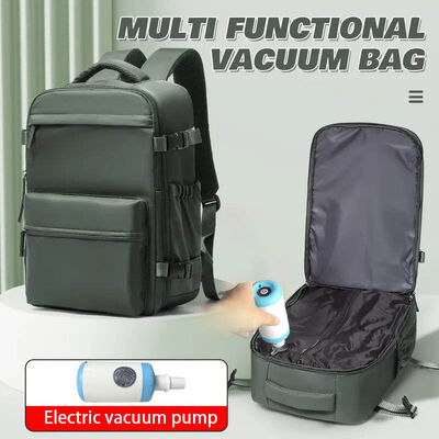 Vacuum Compression Weekender Travel Bag Airline Approved Water Resistant