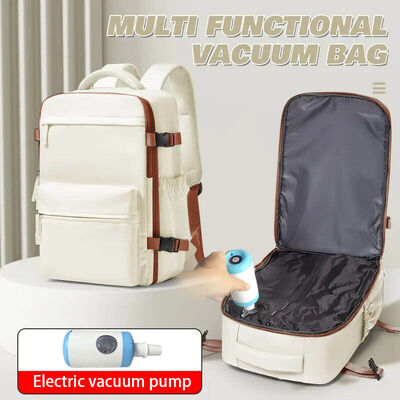 Vacuum Compression Weekender Travel Bag Airline Approved Water Resistant