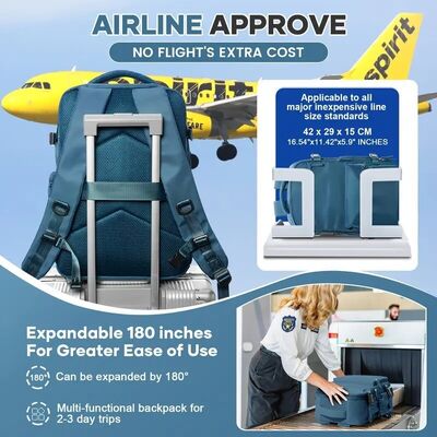 Vacuum Compression Weekender Travel Bag Airline Approved Water Resistant