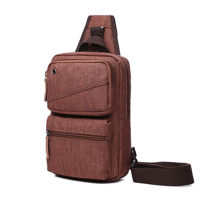 Multi Zipper Chest Pack Sling Backpack Pack 5L Water Resistant