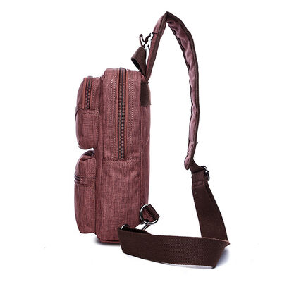Multi Zipper Chest Pack Sling Backpack Pack 5L Water Resistant