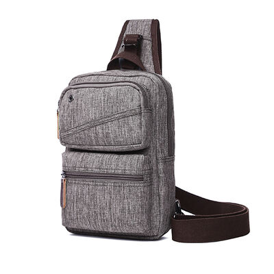 Multi Zipper Chest Pack Sling Backpack Pack 5L Water Resistant
