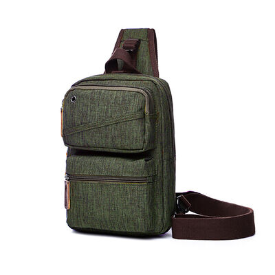 Multi Zipper Chest Pack Sling Backpack Pack 5L Water Resistant