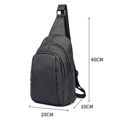 Ergonomic Sling Pack Chest Bag Pack 8L Water Resistant Outdoor