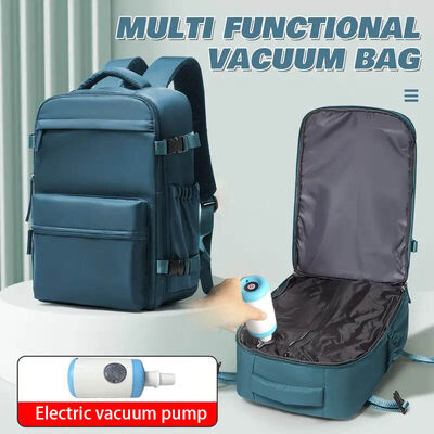 Vacuum Compression Weekender Travel Bag Airline Approved Water Resistant
