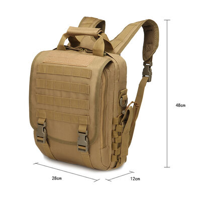 2 Way Tactical Backpack Convertible Messenger Bag MOLLE Pack