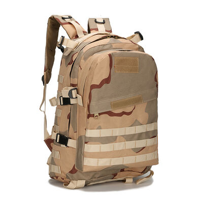 3 Layer Custom Tactical Backpack Large Multi Compartment MOLLE Pack