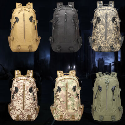 Vertical Zipper Custom Tactical Backpack Outdoor Rucksack Gear Pack