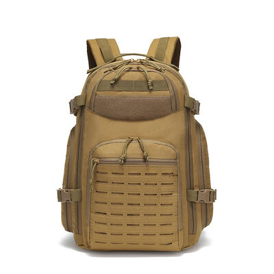 Laser Cut Tactical Backpack Side Zipper Pocket Outdoor Rucksack