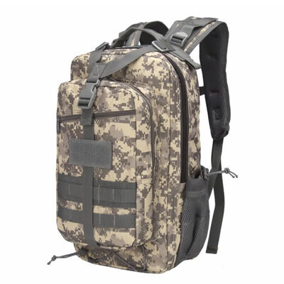 Front 3D Pouch Center Strap Custom Tactical Backpack Outdoor Rucksack