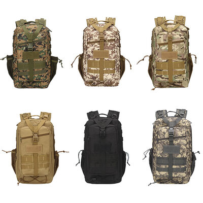 Front 3D Pouch Center Strap Custom Tactical Backpack Outdoor Rucksack