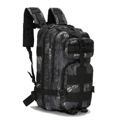 Dual Front 3D Pouch Y Strap Custom Tactical Backpack Outdoor Rucksack