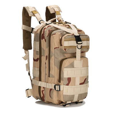 Dual Front 3D Pouch Y Strap Custom Tactical Backpack Outdoor Rucksack