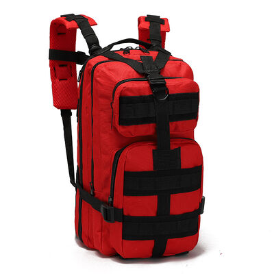 Dual Front 3D Pouch Y Strap Custom Tactical Backpack Outdoor Rucksack