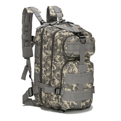 Dual Front 3D Pouch Y Strap Custom Tactical Backpack Outdoor Rucksack