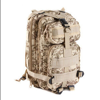 Dual Front 3D Pouch Y Strap Custom Tactical Backpack Outdoor Rucksack