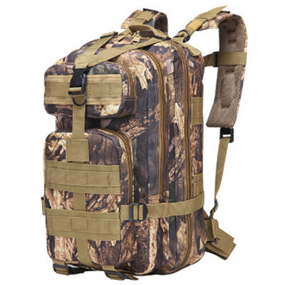 Dual Front 3D Pouch Y Strap Custom Tactical Backpack Outdoor Rucksack