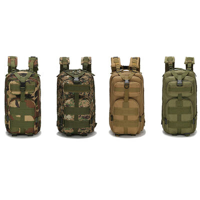 Dual Front 3D Pouch Y Strap Custom Tactical Backpack Outdoor Rucksack