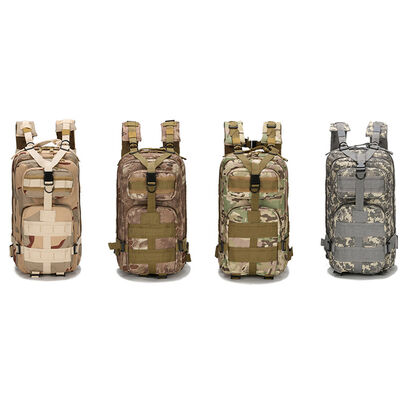 Dual Front 3D Pouch Y Strap Custom Tactical Backpack Outdoor Rucksack