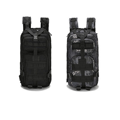 Dual Front 3D Pouch Y Strap Custom Tactical Backpack Outdoor Rucksack