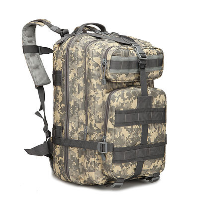Large Custom Tactical Backpack Dual Main Compartment 3D Pouch Gear Bag
