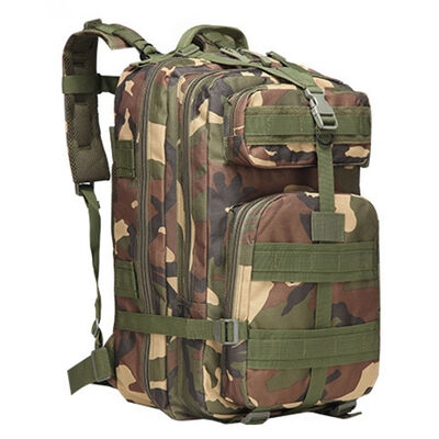 Large Custom Tactical Backpack Dual Main Compartment 3D Pouch Gear Bag