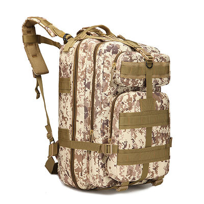 Large Custom Tactical Backpack Dual Main Compartment 3D Pouch Gear Bag